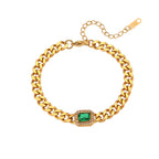 Elegant Zirconia Cuban Set