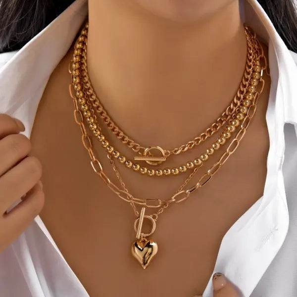 Layered Pendant Necklace Collection