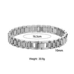 Elegant Gold-Plated Cuban Bracelet