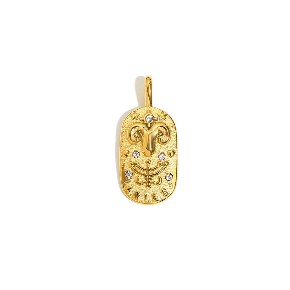 Elegant Zodiac Gold Necklace