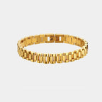 Elegant Gold-Plated Link Bracelet