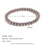 Elegant Gold & Silver Beaded Bracelet