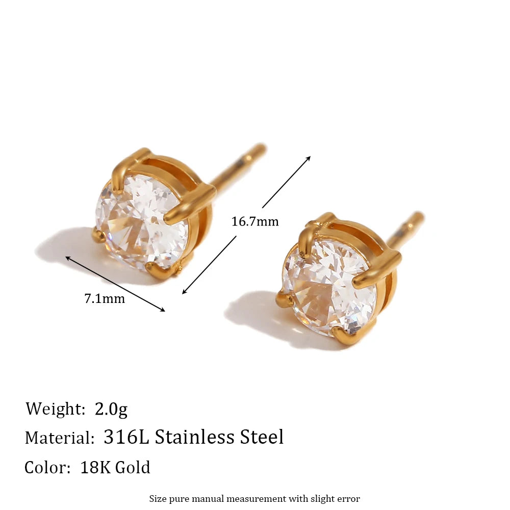 Elegant Zircon Chain Jewelry Set