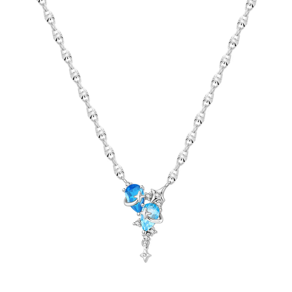 Trèfle Heart Necklace in Sterling Silver 92