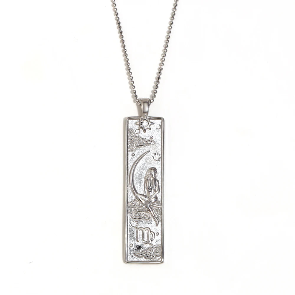 Gold Zodiac Pendant Necklace