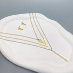 Gold V Élégance Jewellery Set