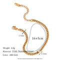 Elegant Gold Water Drop Bracelet