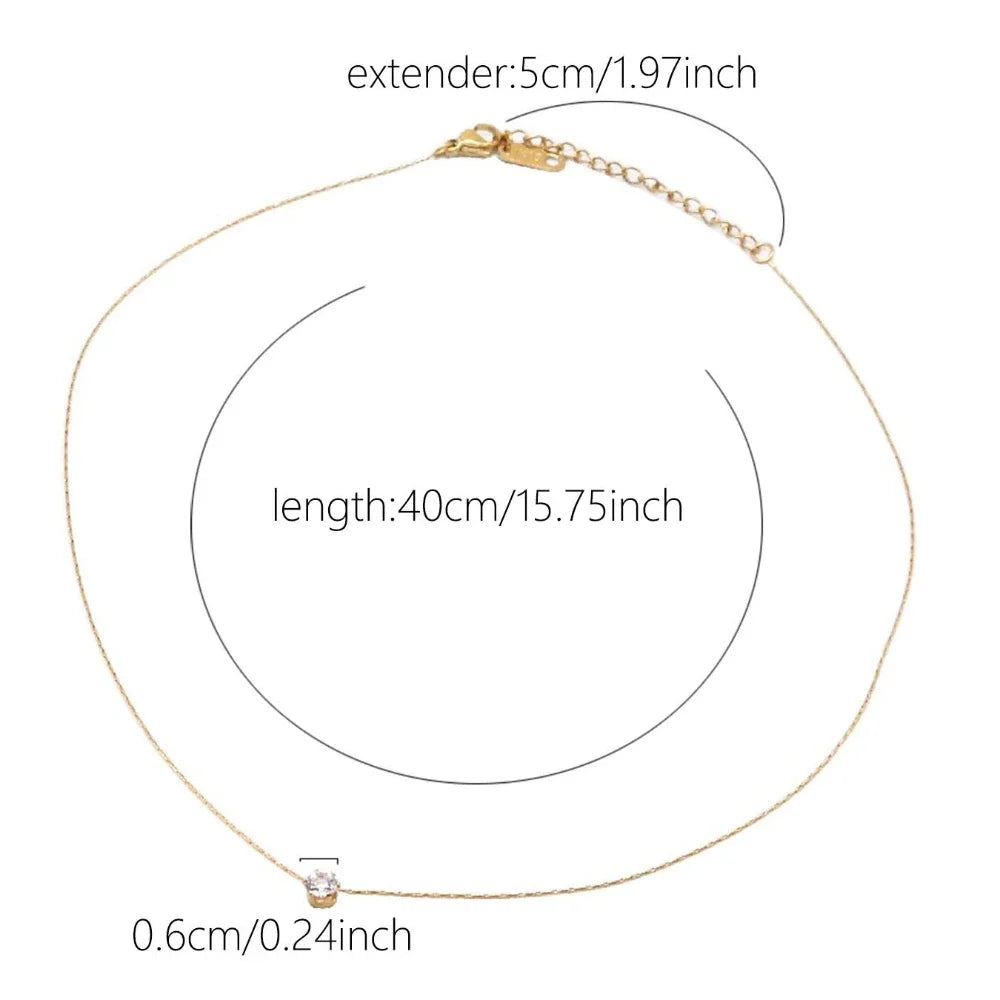 Lumière Minimalist Necklace