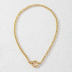 Minimalist Gold Link Necklace