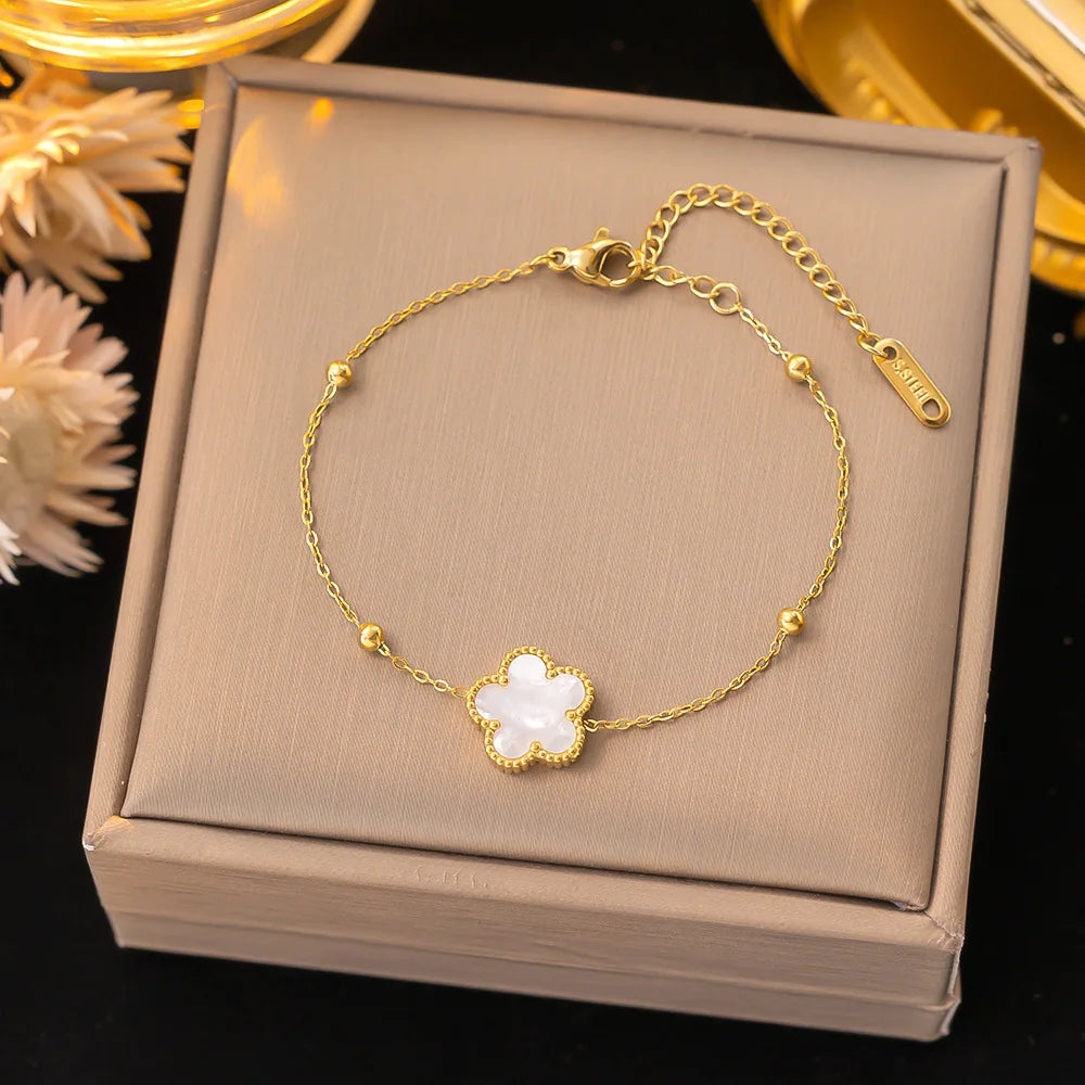 Bracelet Fleur Dorée