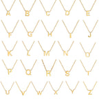 Personalized Gold Initial Necklace.