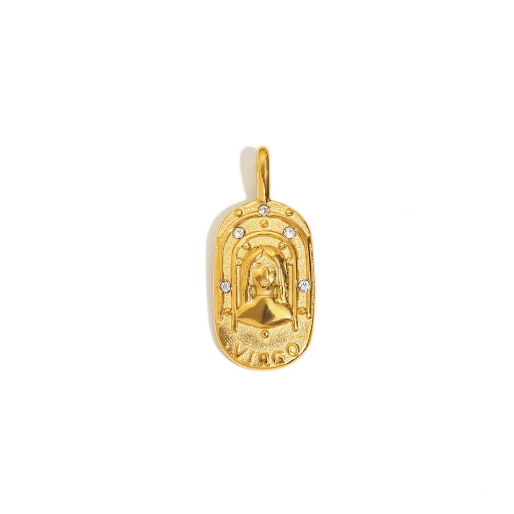 Elegant Zodiac Gold Necklace