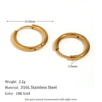 Elegant Gold Hoop Earrings