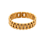 Elegant Gold-Plated Link Bracelet