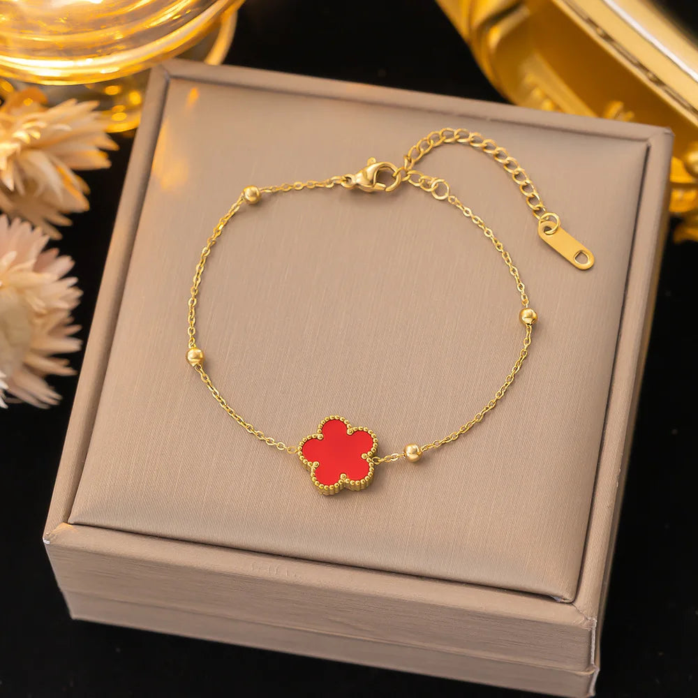 Bracelet Fleur Dorée