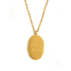 Gold-Plated Birth Flower Necklace