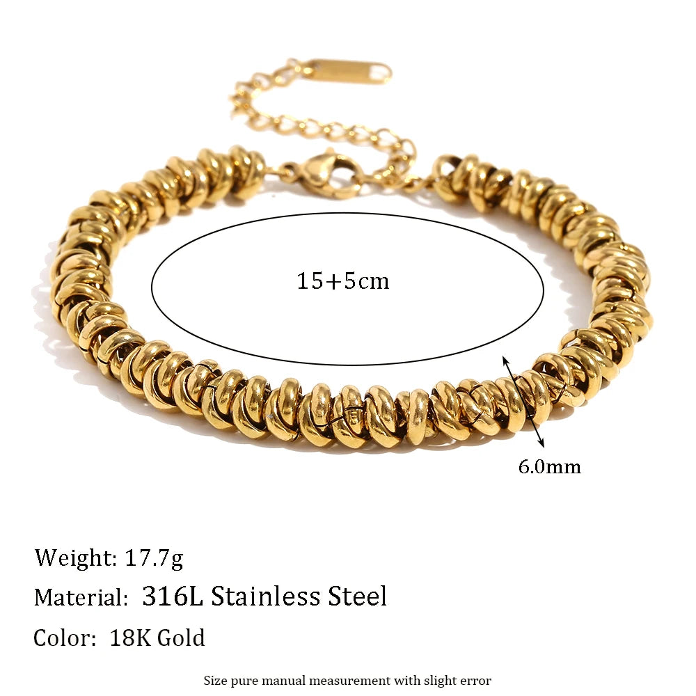 Elegant Circular Jewelry Set