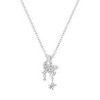 Trèfle Heart Necklace in Sterling Silver 92