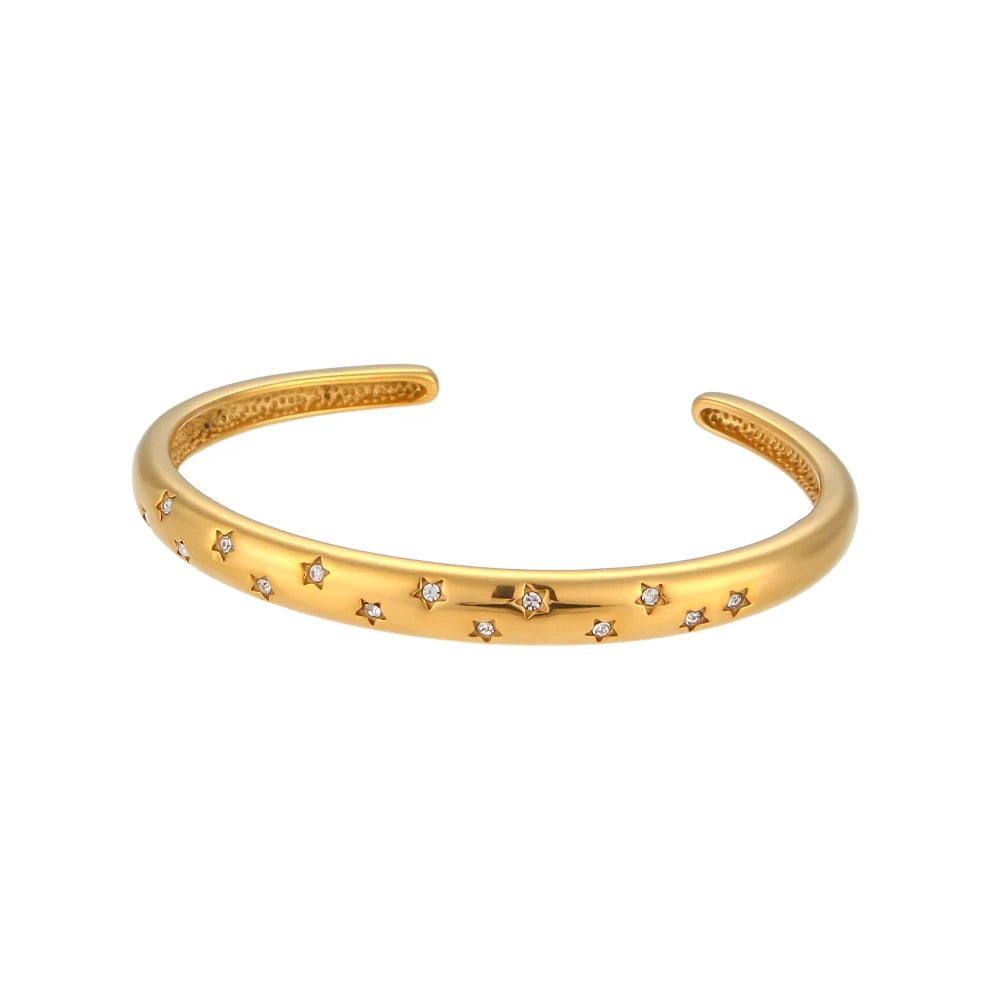 Golden Star Cuff Bracelet