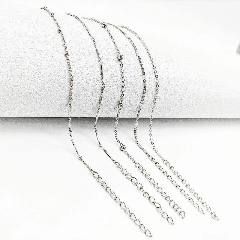 Riviera Minimal Anklet Set