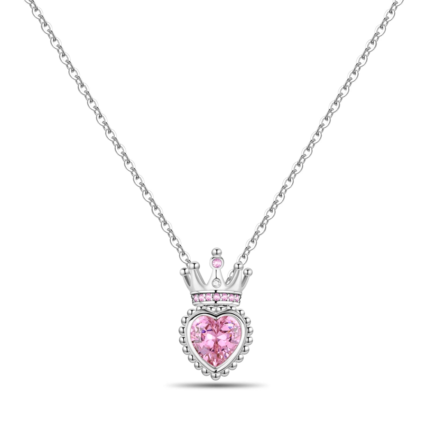 Trèfle Heart Necklace in Sterling Silver 92