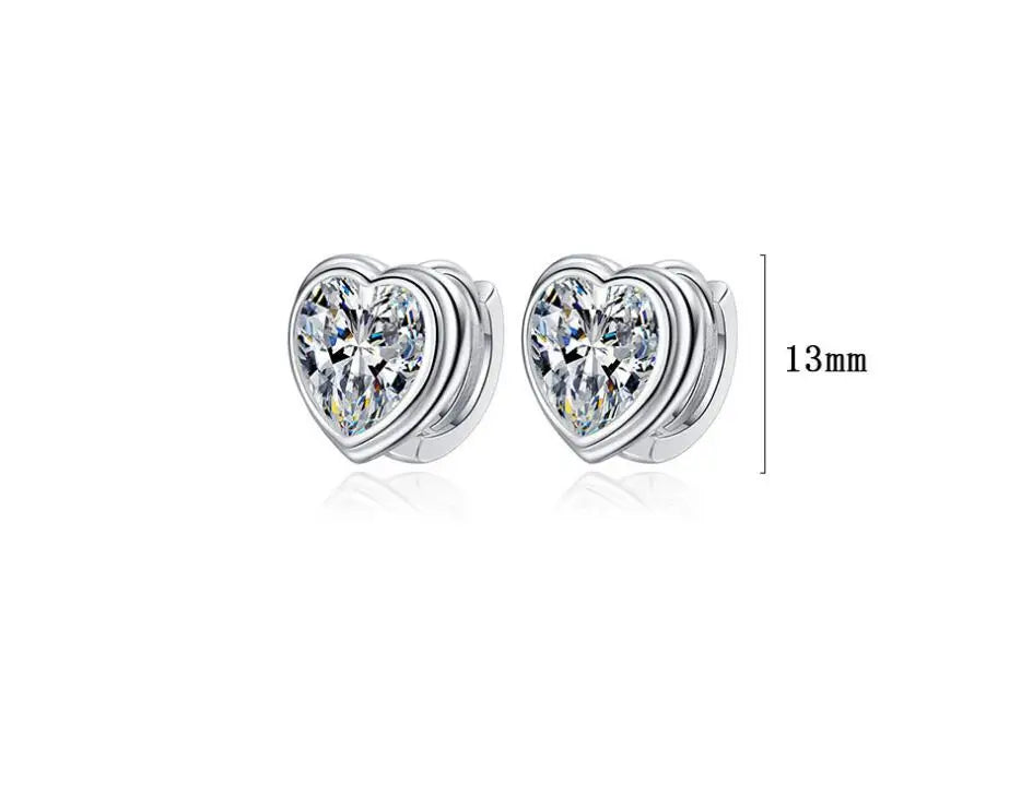 Cœur Lumière Hoop Earrings