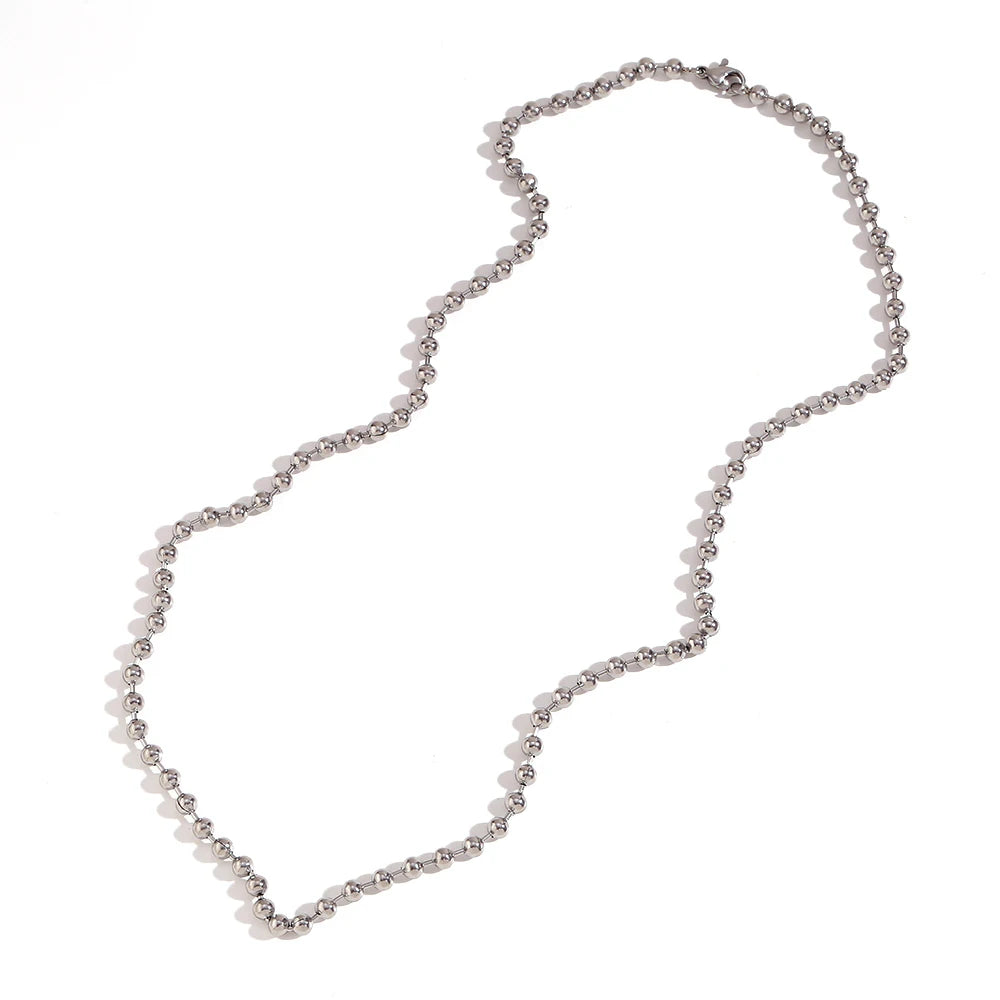 Elegant Gold Bead Necklace