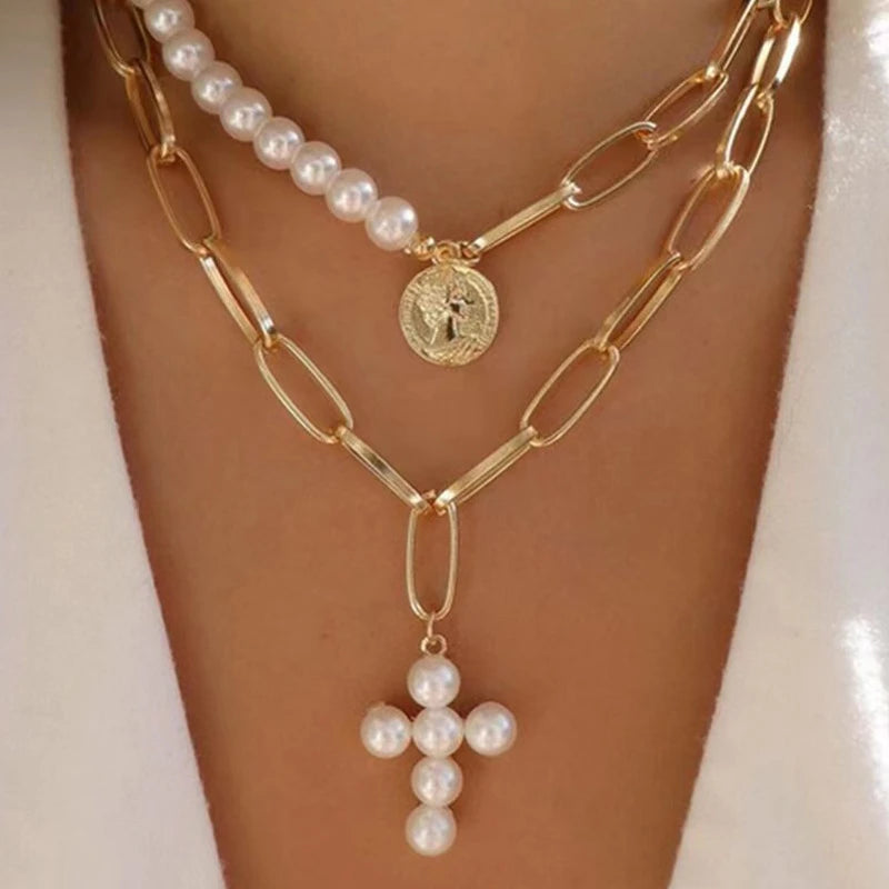 Layered Pendant Necklace Collection