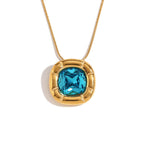 Elegant Zircon Jewelry Set - Tarnish Free