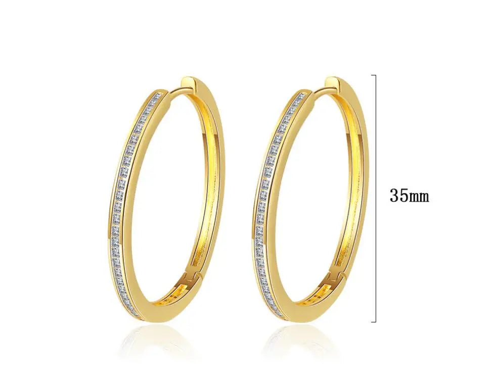 Éclat Princess Hoop Earrings