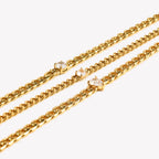 E.B.belle Round Water Drop Zircon Chain Bracelet Waterproof 316L Stainless Steel Accessories 18K Gold Plated Bracelet for Women