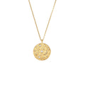 Elegant Pearl Coin Necklace