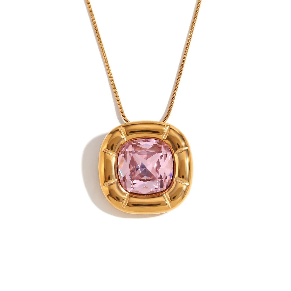 Elegant Zircon Jewelry Set - Tarnish Free