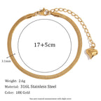 Elegant Gold Figaro Bracelet