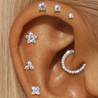 Éclat Moissanite Stud Earrings