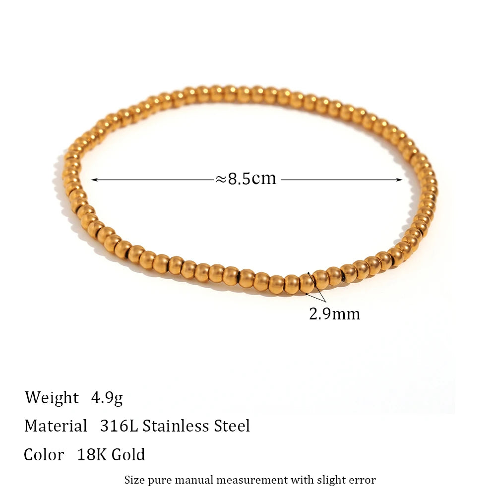 Elegant Gold & Silver Beaded Bracelet