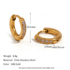 Elegant Gold Hoop Earrings