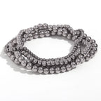 Elegant Gold & Silver Beaded Bracelet
