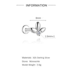 Éclat Moissanite Stud Earrings