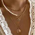 Layered Pendant Necklace Collection