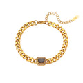 Elegant Zirconia Cuban Set