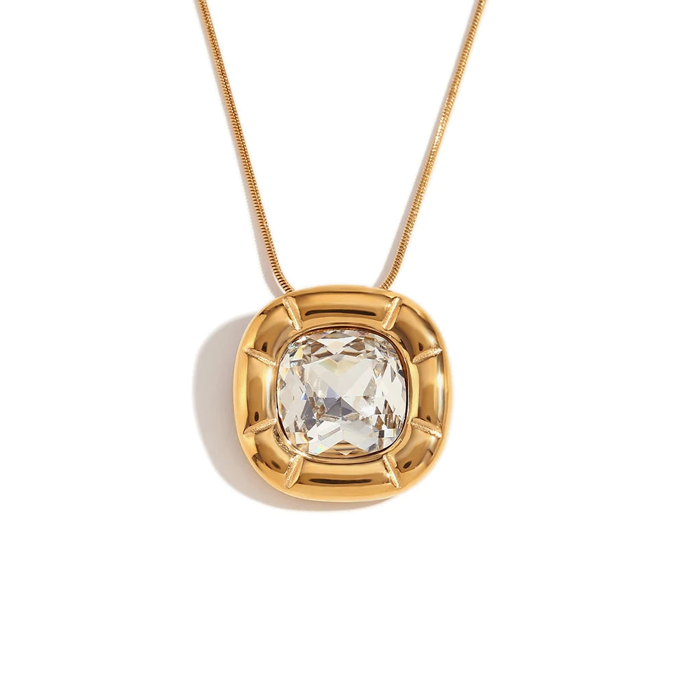 Elegant Zircon Jewelry Set - Tarnish Free