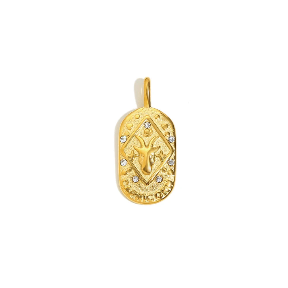 Elegant Zodiac Gold Necklace