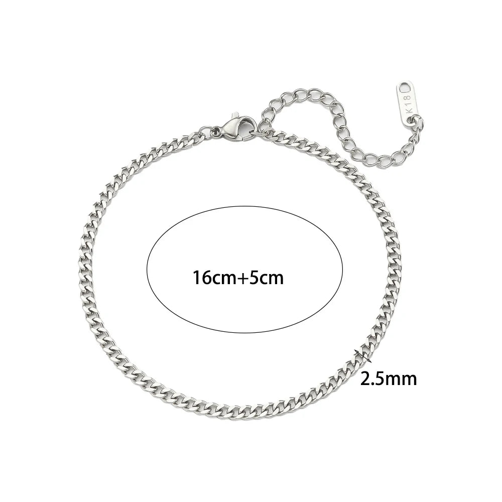 Elegant Gold-Plated Cuban Bracelet