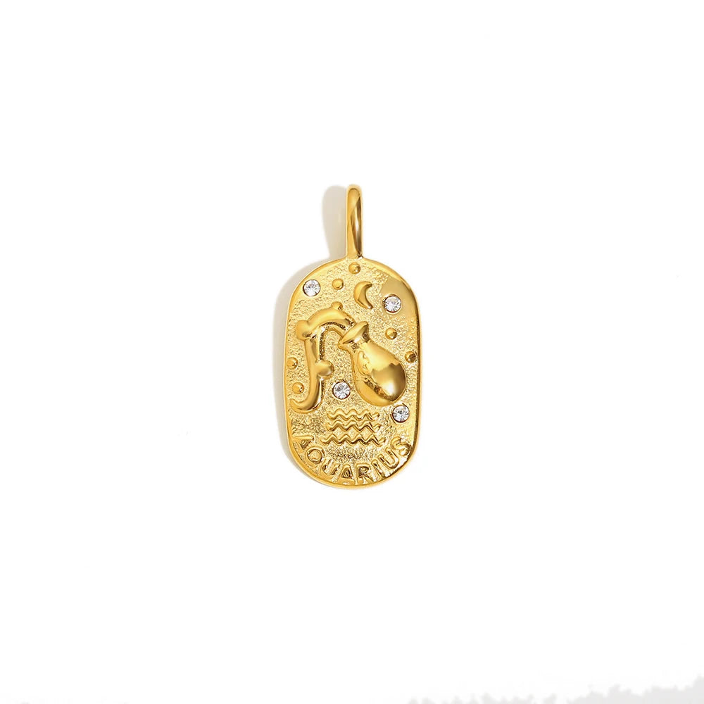 Elegant Zodiac Gold Necklace