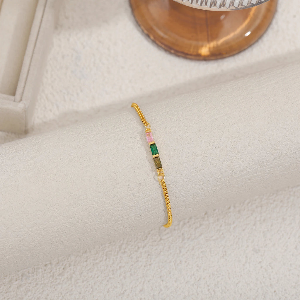 Trinity Baguette Crystal Bracelet