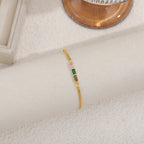 Trinity Baguette Crystal Bracelet