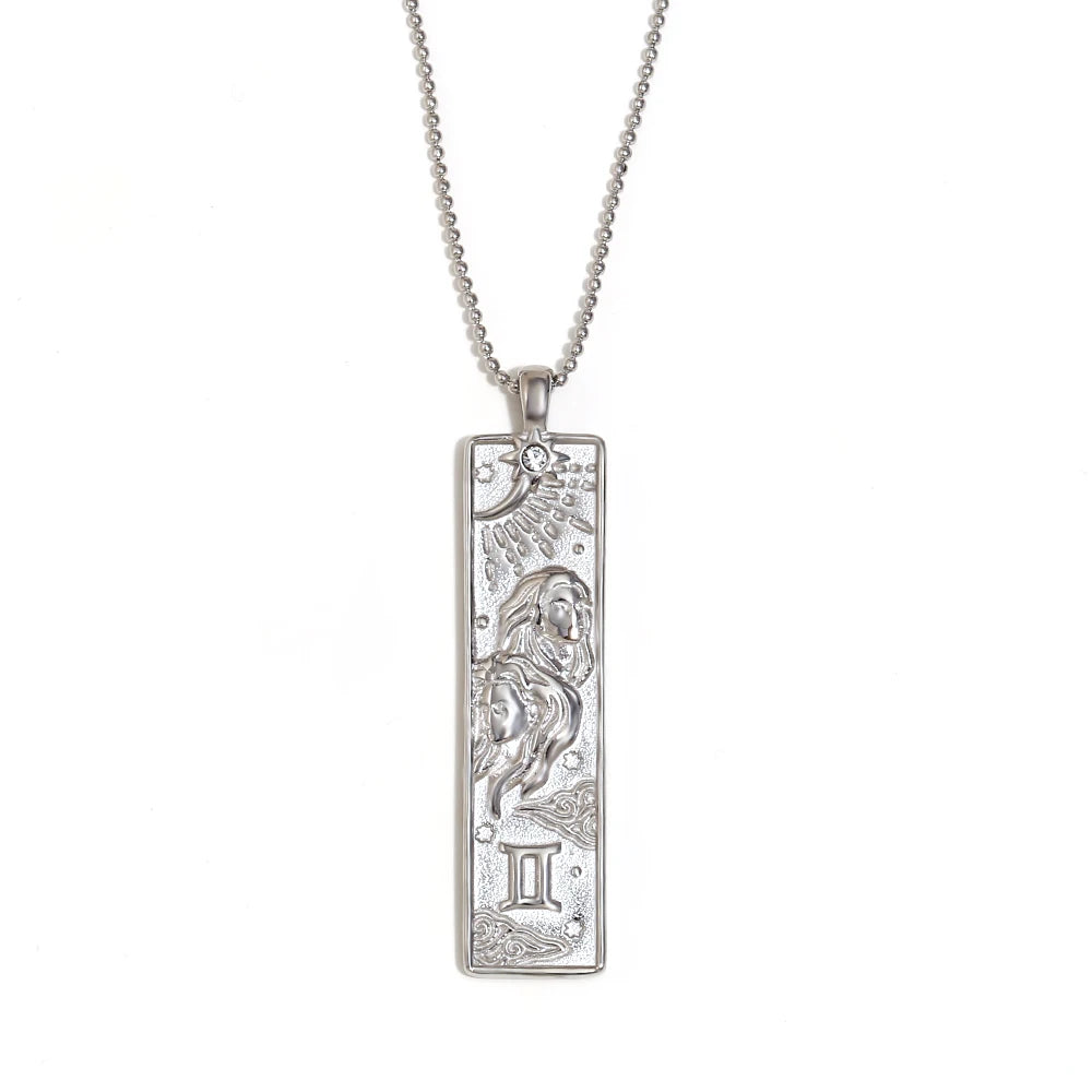 Gold Zodiac Pendant Necklace