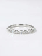 Moissanite Marquise & Round Ring for Women – Elegant Classic Jewelry