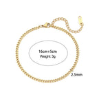 Elegant Gold-Plated Cuban Bracelet